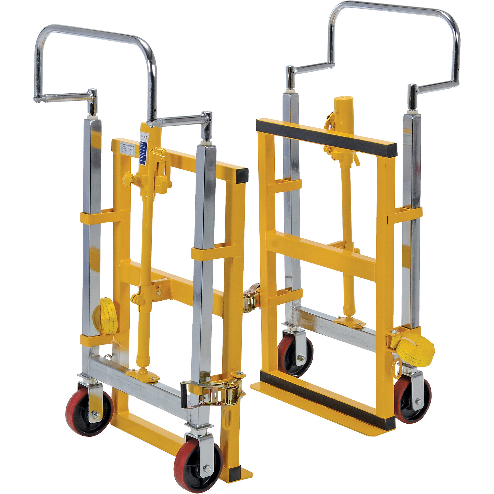 Vestil Steel Machinery/Vending Machine Lifts - 4000-Lb. Capacity, 15in. x 26.75in. x 49.25in., Hydraulic, Pair, Model# MFM-4000